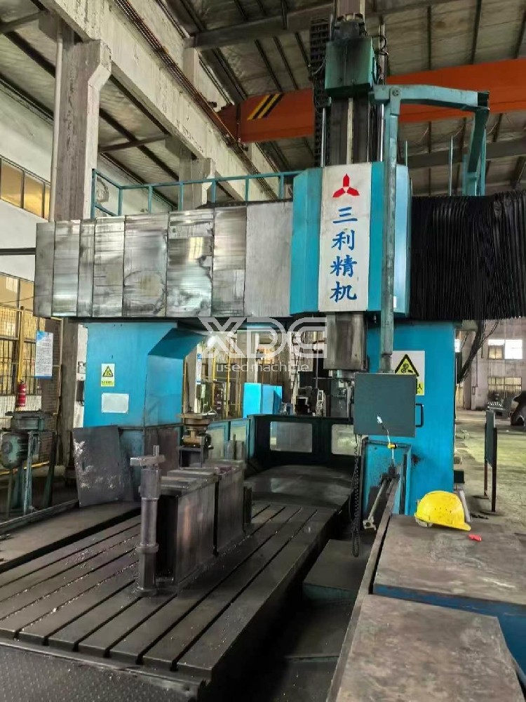 Used Sanli 4-meter CNC gantry boring and milling machine.